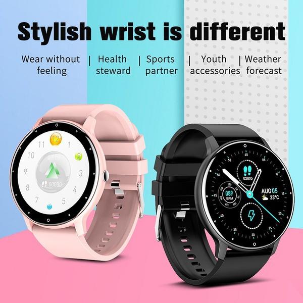 Nuovo ZL02D Smart Watch donna uomo Sport Fitness Smartwatch impermeabile sonno cardiofrequenzimetro orologi Bluetooth per ios Android