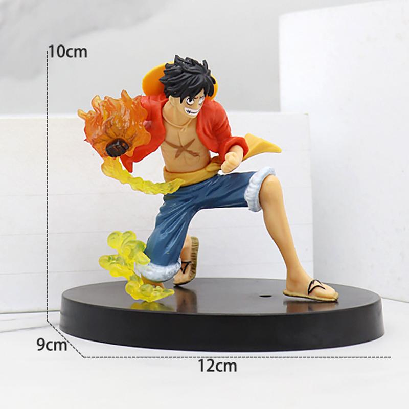 One Piece Luffy Roronoa Zoro Sabo Figure Toys Portgas D Ace Vinsmoke Sanji PVC Figurine Action Collection Anime Model Dolls Gift