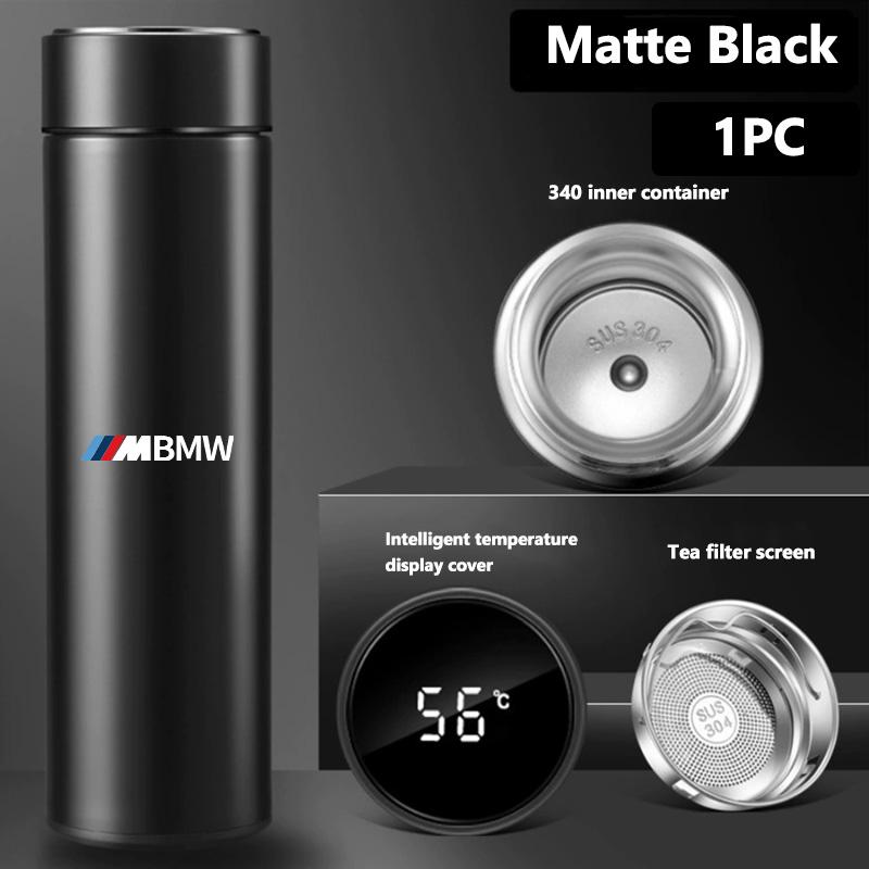 

Car Temperature Display Thermos Cup Stainless Thermos Bottle For BMW Performance M E87 E30 E46 E28 F35 G20 E93 F20 X3 X