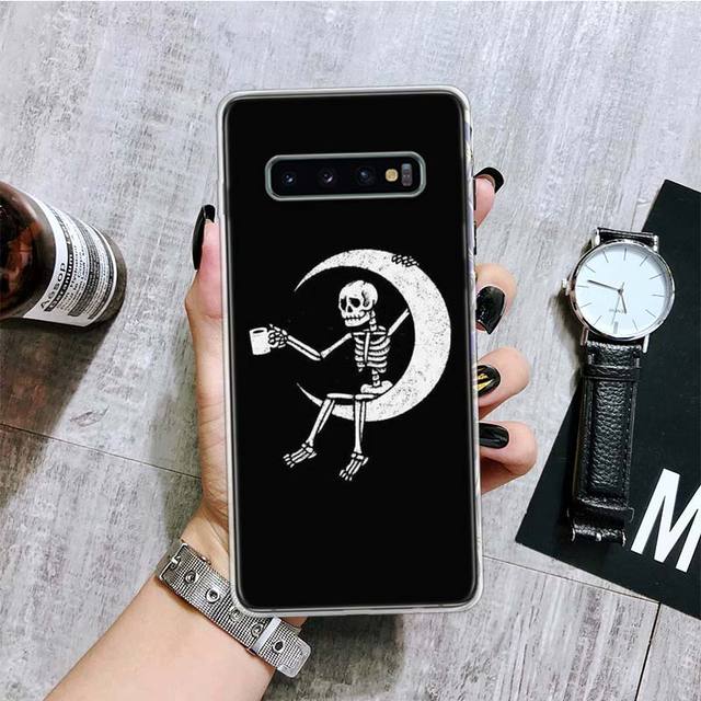 

Чехол для телефона с изображением жуткого черепа, забавного танца и скелета для Samsung Galaxy S20 Fe S10 Plus S21 S22 S23 Ultra S10e S9 S8 S7 Edge Fundas Cove Samsung S10E