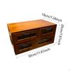 Cosmetic Storage Box with Desktop Organizer and Monitor Stand