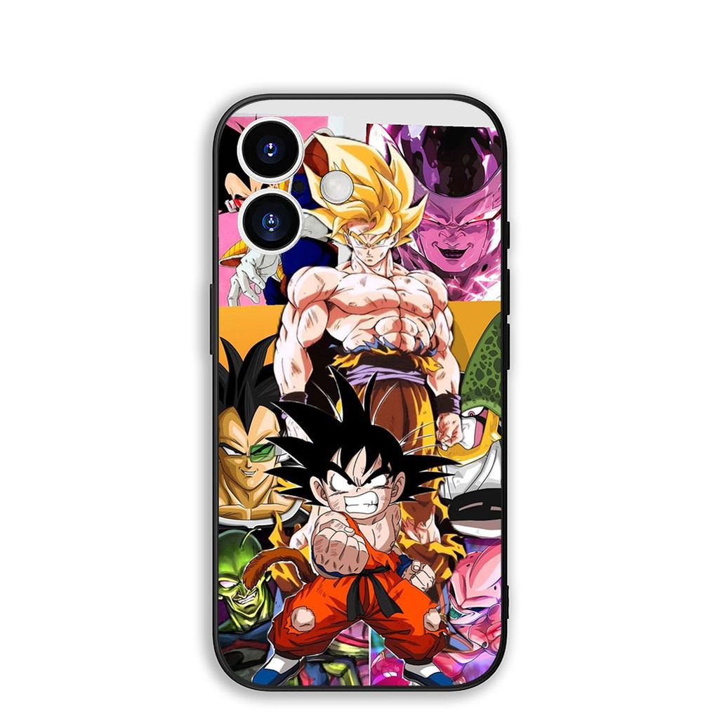 Cover for Apple iPhone 16 15 14 11 Pro Max 6 7 8 Plus + SE2 SE3 SE 2022 2020 8+ Phone Case Android 18 Dragons Gokus Balls Super