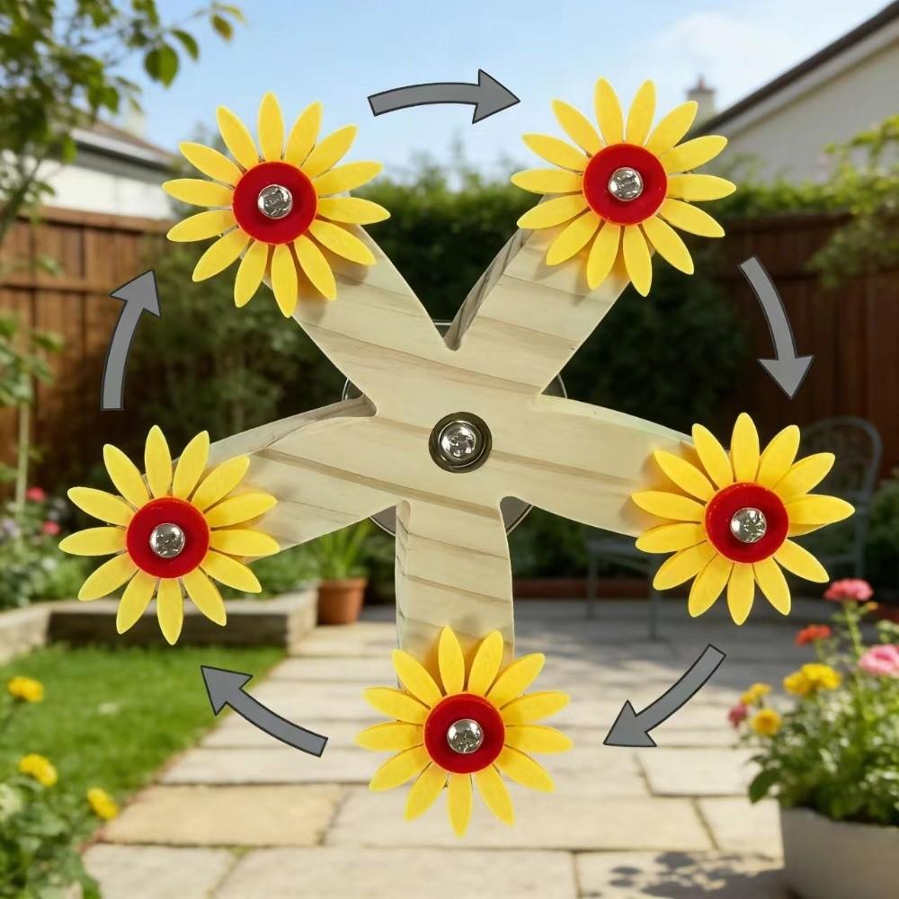 Wear Resistant Wooden Parrots Ferris Wheel Interactive Parrot Toys  Entertainment Play