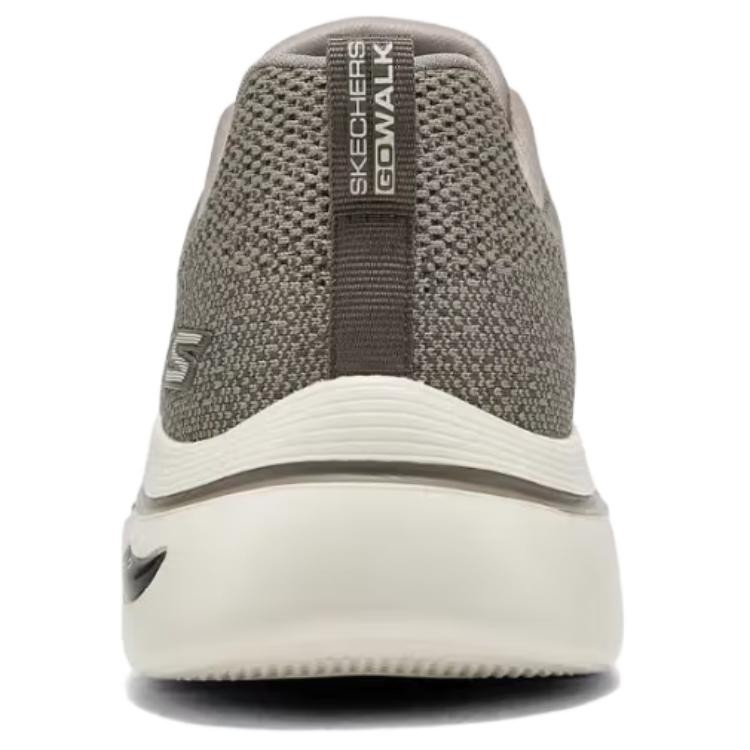 Skechers Mens Go Walk Versatile Comfortable Durable Lightweight Low-Top Casual Shoes Men sneaker Gray Brown 216524-TPE
