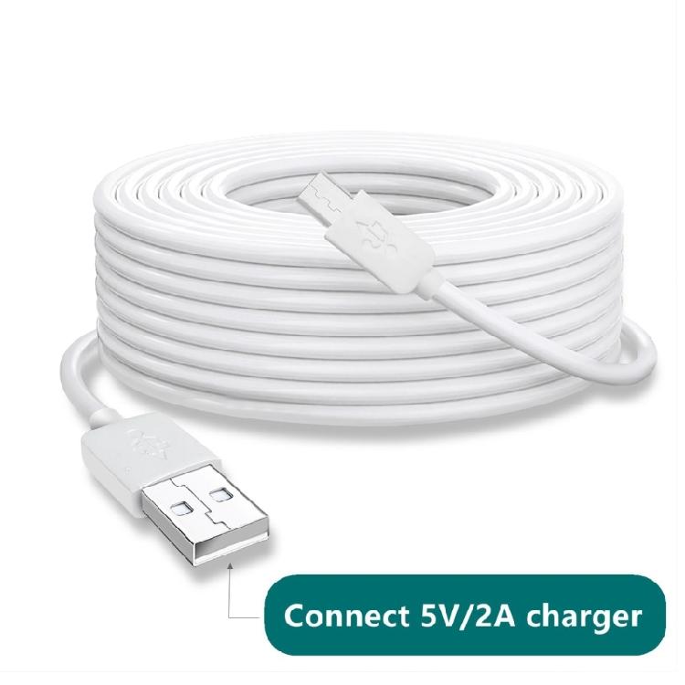 Super Long USB to Micro USB Charging Cable for Camera Long Charger Cable