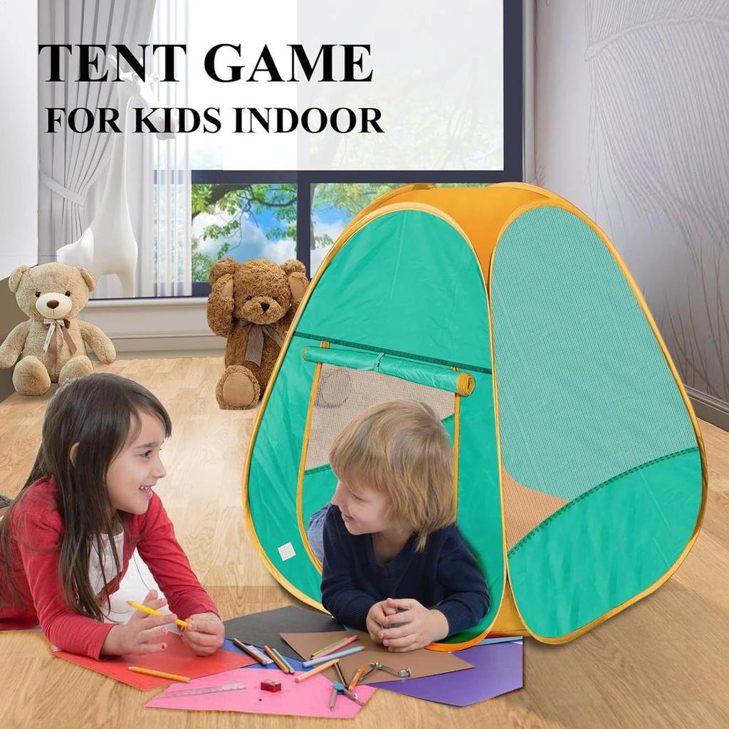 Kids Play Tent Pop-up Indoor Outdoor Play Tent Mesh Sensory Corner Folding  for Garden Beach Bedroom Playroom Backyard Camping