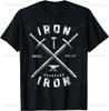 Iron Sharpens Iron Unisex Unisex Athletic T Shirt Unisex Summer Streetwear Tops Funny Custom Tshirt Camisas Streetwear