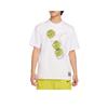 Logo Loose Fit Crew Neck T-Shirt Men Tops White HJ3468-100