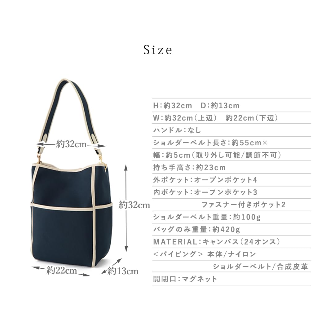 Gratante 24oz Canvas Shoulder Bag for Perfect for or with a Thick Shoulder Tote Large Lined with Women, Bucket-Style, Commuting, School, Work, Strap,
