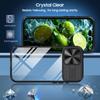 Luxury Crystal Clear Slide Camera Protection Case for IPhone 16 Pro Max 15 14 13 Plus Mini Acrylic Hard Transparent Back Cover