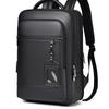 Executive Backpack Men PU Leather Satchel USB Charging Briefcase Office Travel Laptop Office Business Shoulder Back Pack Male
