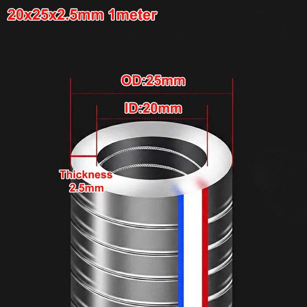 New PVC Steel Wire Hose Transparent ID 10-25mm Flexible Pipe 1/3meters Water Pump Tube