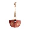European Vintage Wrought Iron Snowflake Bell Pendant Christmas Decoration