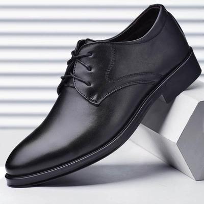 Taglia Grande 38-48 Scarpe da Uomo in Pelle Scarpe Eleganti da Lavoro Versatili Casual Ammortizzanti Calzature Resistenti all'Usura