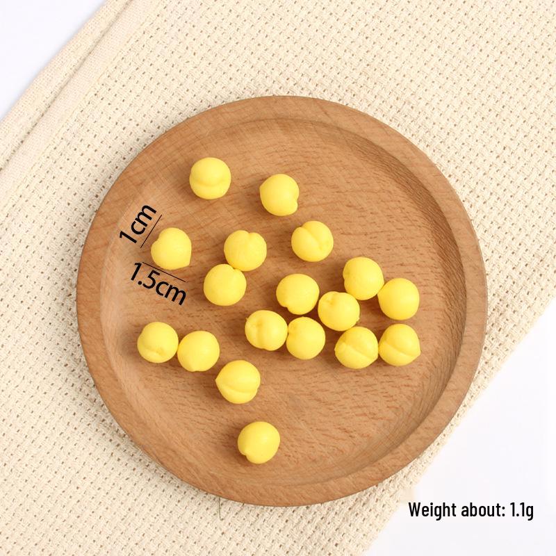 TPR Soft Rubber Simulation Grape & Corn Stress Relief Toy - Mini Fruit Squeeze Model