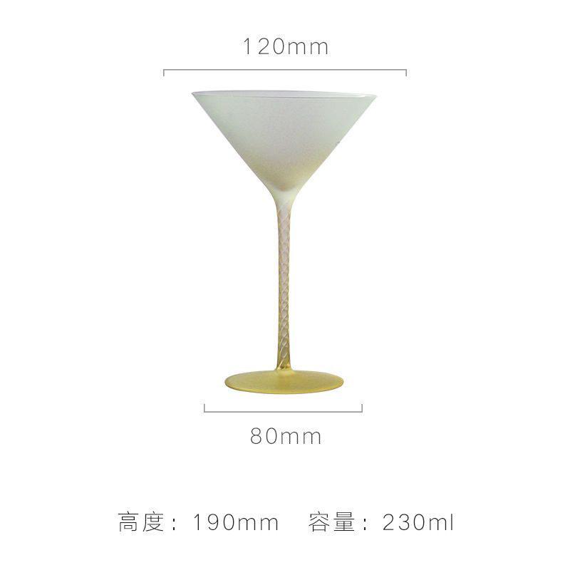 Candy Colored Crystal Glass Goblet KTV Dessert Cup Ice Cream Cup Milk Tea Cup Banquet Wine Glass Champagne Glass Cocktail Glass