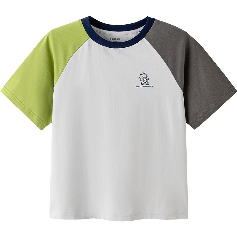 Balabala balaOne Boys' Quick-Dry Colorblock T-Shirt