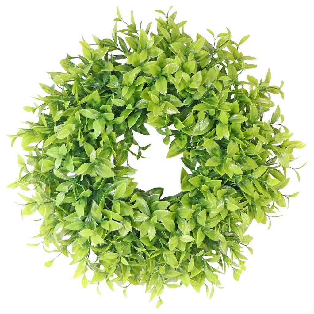 Eucalyptus Leaf Artificial Wreath PE Material Artificial Flower Simulation Plant Outdoor Party Event Garden Decoration