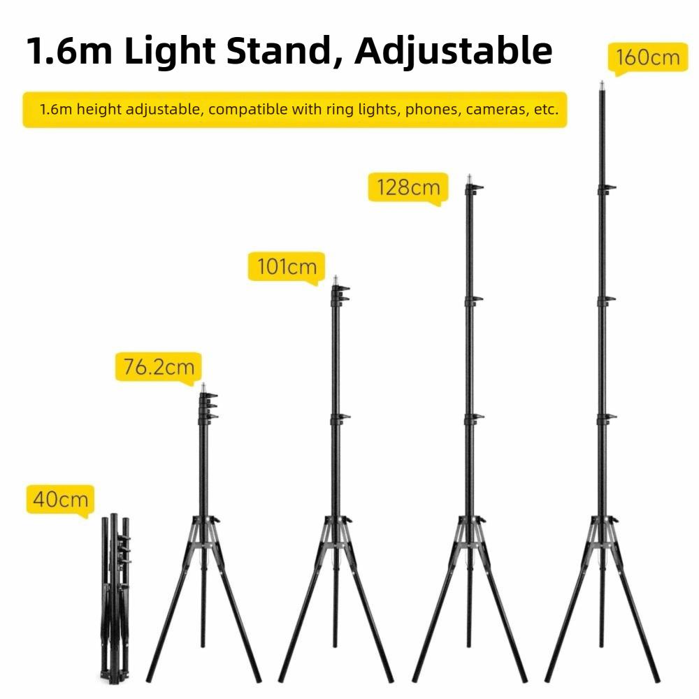 Portable Light Stand Adjustable Tripod Light Stands Photographic Lighting Bracket  Stage Lighting
