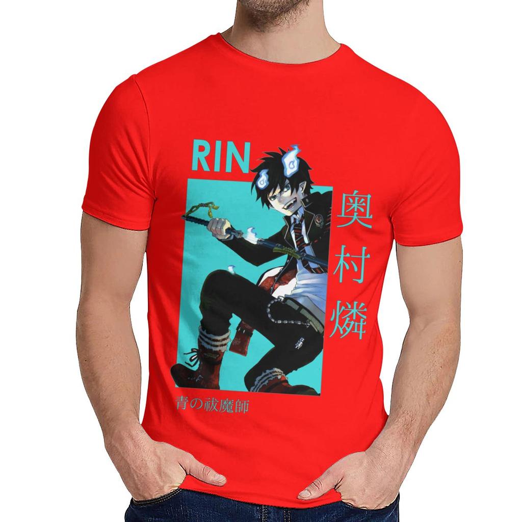 Buy Man Tee Shirt Rin Okumura Blue 