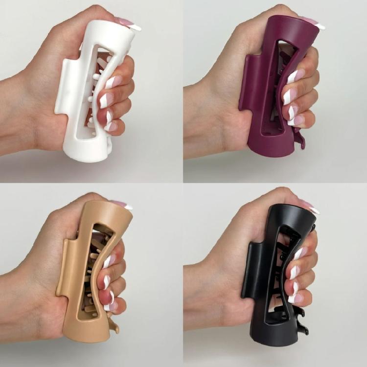 Workout Friendly Silicone Hair Clip No Slip Design For Sports Yoga Secure Bun Holder Gentle On Hair Scalp Portable Styling Tool