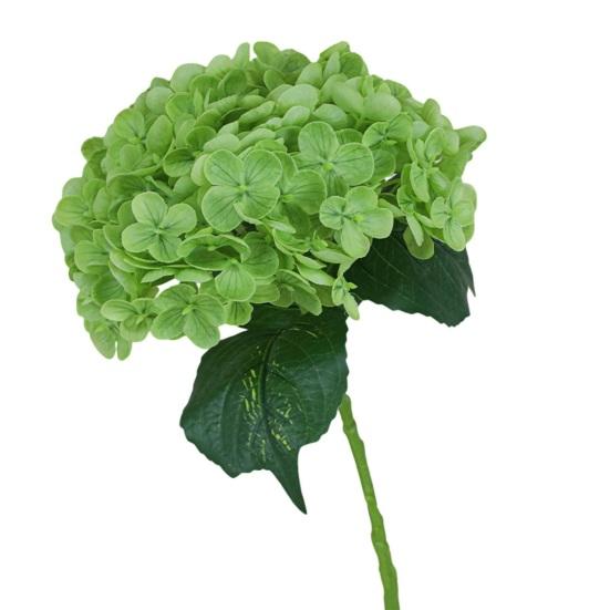 Künstliche Blume, verwelkt nicht, verblasst nicht, fühlt sich echt an, lebendige Farbe, Heimdekoration, Fotografie-Requisiten, künstliche Hortensienblüte aus Seide