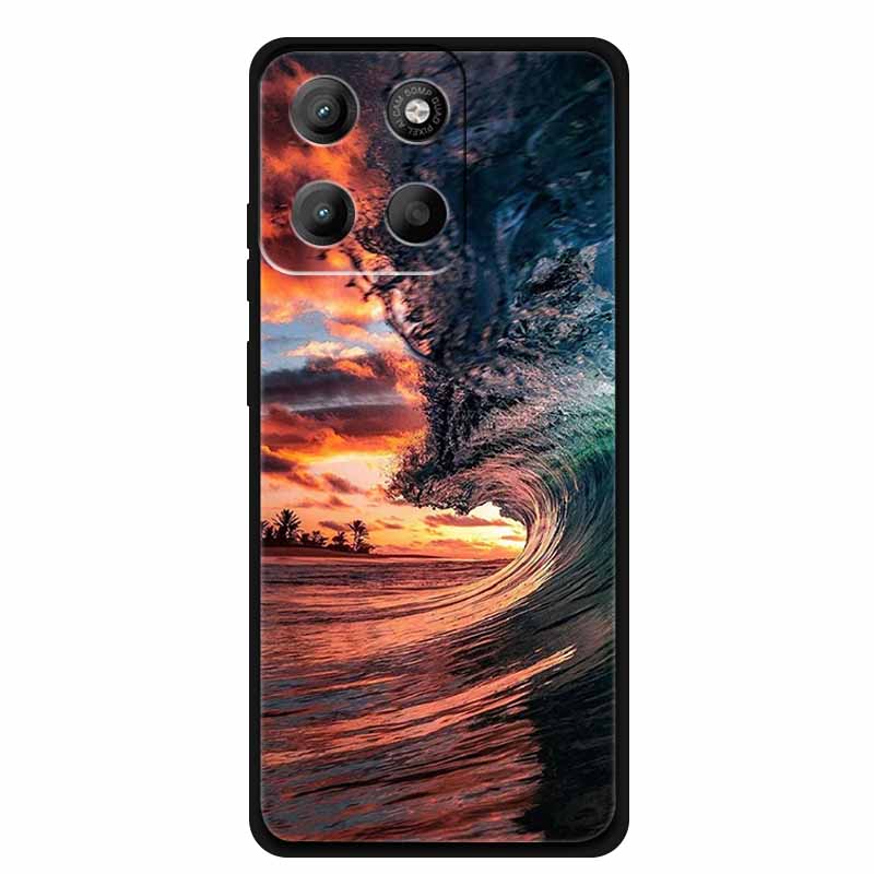 For Motorola Moto G15 4G Case G15Power 2025 New Fashion Black TPU Shockproof Phone Cases For Moto G15 Power Etui Fundas MotoG15