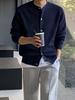 Maglione a maglia stile coreano da uomo - Top a costine casual retrò Autunno/Inverno
