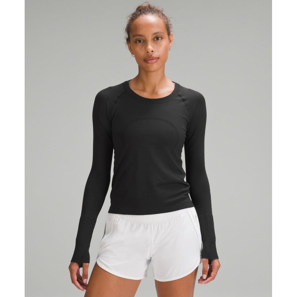 

Lululemon Рубашка с длинным рукавом Swiftly Tech 2.0 Длина талии Черный Черный 0