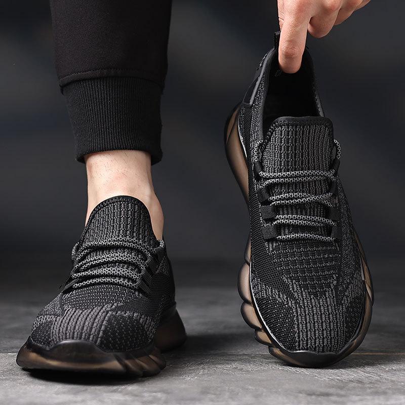 Men's shoes summer 2025 new breathable fly-woven mesh shoes coconut shoes sports versatile casual shoes men's tide