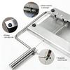 Stainless Steel Soap Cutter With Scale,Adjustable Soap Making Tools For Making Candles Trimming Cheese DIY Cutting Making Tool