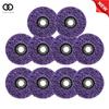 10 Pack 4-1/2" × 7/8" Strip Discs Stripping Wheel for Remove Scaling Purple New