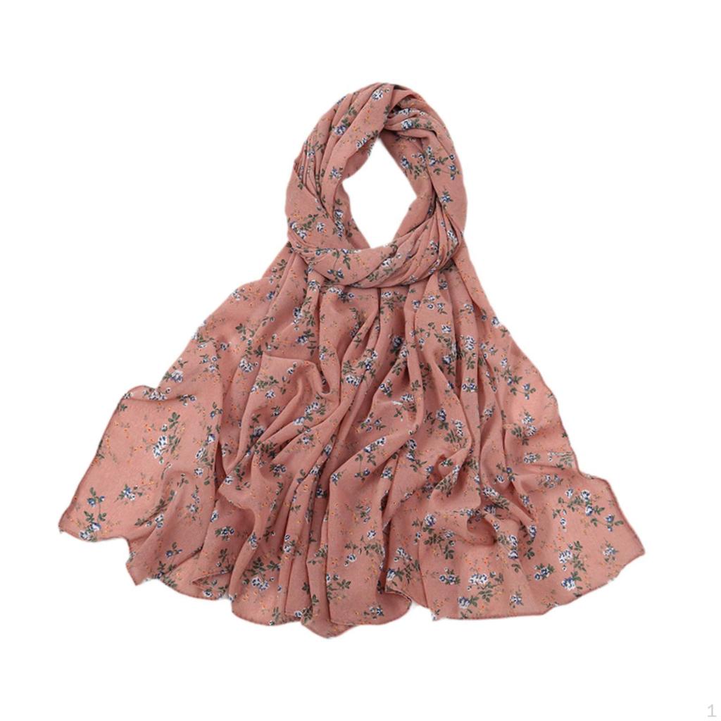 Chiffon Scarf Elegant Fashion Long Neck for Ladies Women Mom Gift