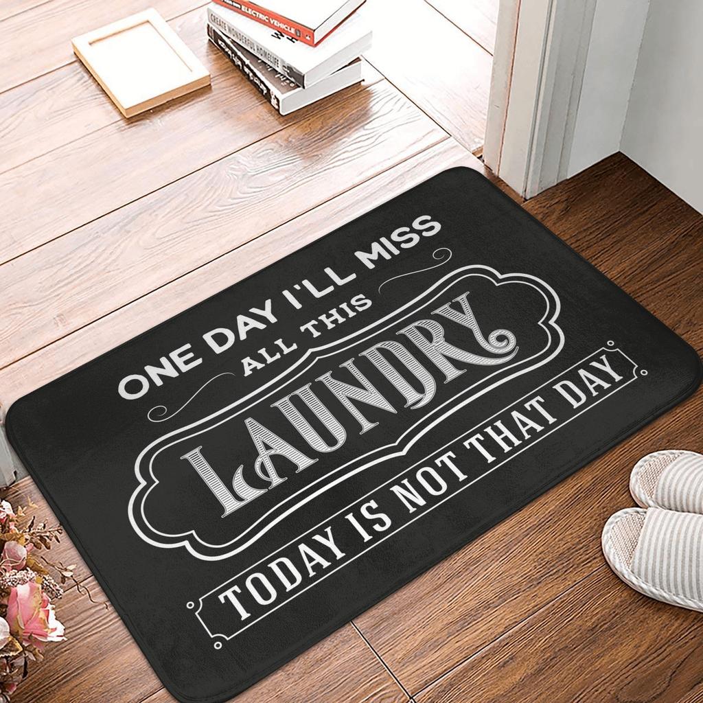 Laundry Room Front Door Mat Anti-Slip Indoor Quick Dry Doormat Living Room Entrance Rug Carpet