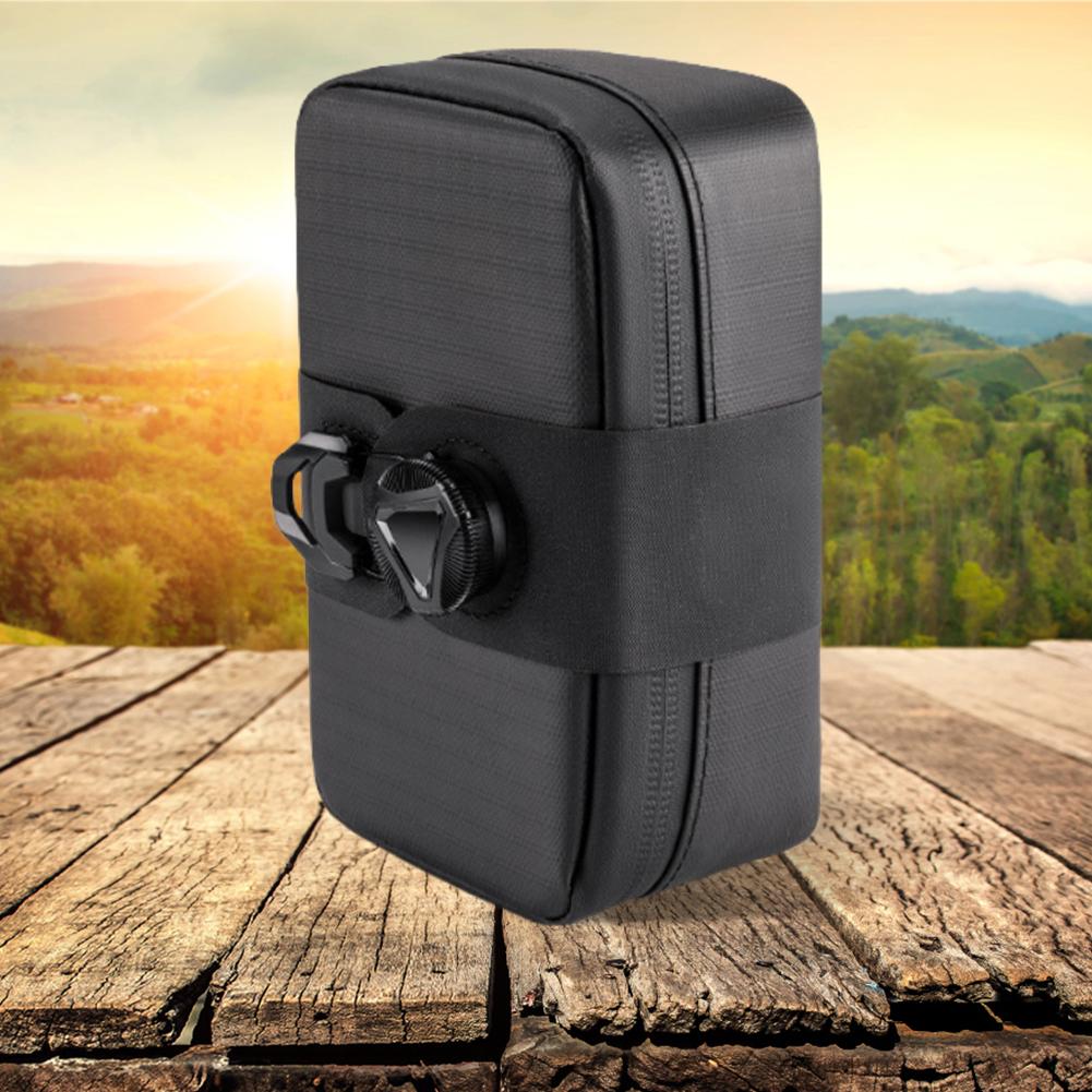 PU Bike Seat Bag Cycling Seat Bag Large Capacity Under Seat Bike Bag Waterproof Multi-compartments for Outdoor Riding