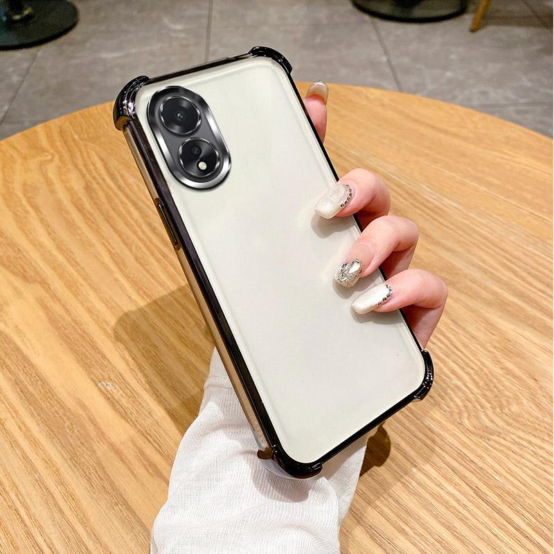 

Чехол для Honor X5 Plus Чехол для Honor X5 Plus WOD-LX1 WOD-LX2 Чехол для телефона Мягкий бампер Противоударный защитный чехол Прозрачный гальванический слой For Honor X5 Plus