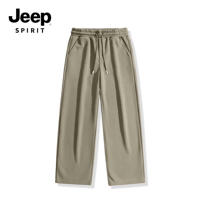 JEEP SPIRIT Men's High Street Loose Straight Sweatpants