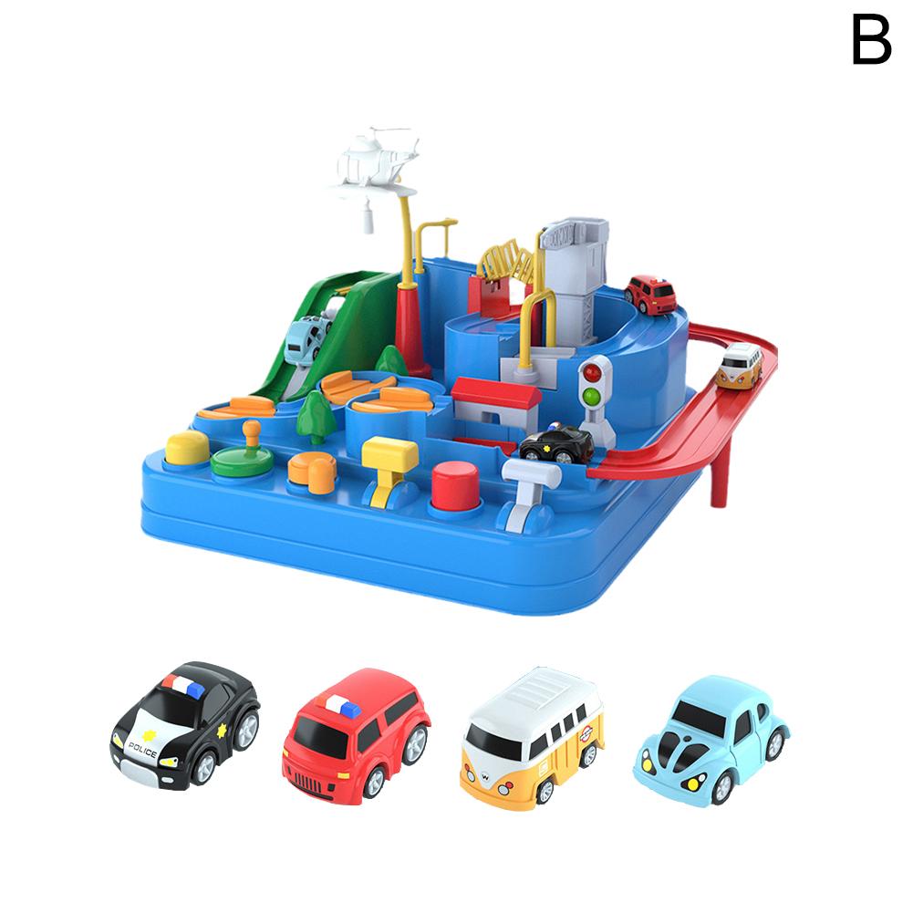 

Гоночная модель вагона развивающие игрушки для детей трек поезд мозг приключения механик Z3Y4 L+4cars-onesize