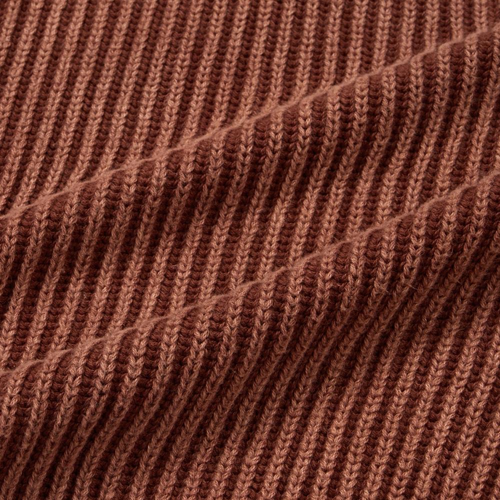 AMFEAST Everyday Washed Round Knit Brown