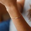 Woman Simple Stainless Steel Jewelry Bracelet Charm Bracelet Couple Bracelet Premium Chain Bracelet