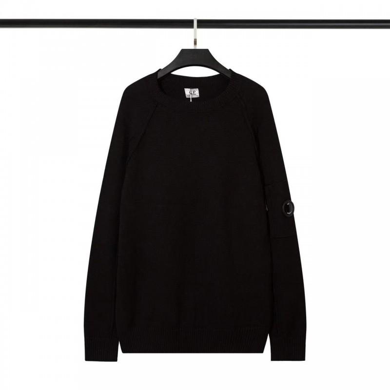 Cp Bestickter Reißverschluss Hoodie für junge Männer Lockerer Schnitt Lässiges Sweatshirt