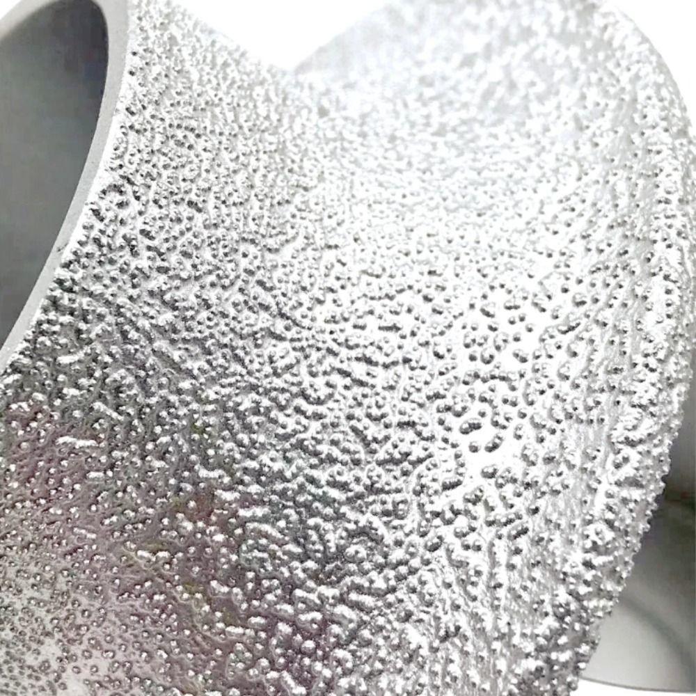 Arbor Hole Emery Grinding Wheel Round Shape Demi-bullnose Edge Wheel  Granite Trimming