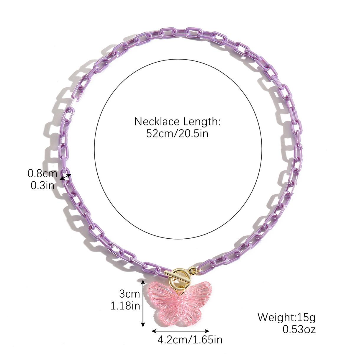 

Ожерелье для женщин Дофаминовое акриловое ожерелье Женское маленькое свежее розовое сердечко Ожерелье без потери цвета Женское летнее Премиум-ощущение Элегантное ожерелье