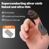 rinsfox Upgrade Fox Superconducting Silver Cloth, Extremely Sensitive Thin Zero Touch, Washable, Mobile Gaming Finger Sleeve,4 Pack For PUBG Knives