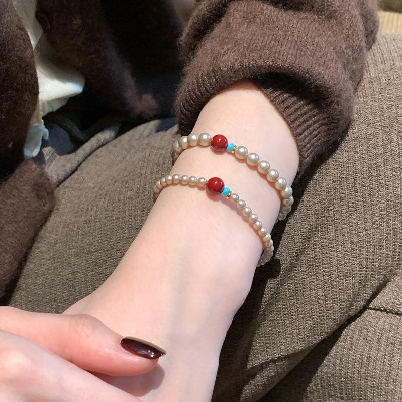 Female Light Luxury Niche Retro Layered Bracelet
