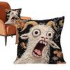 2D Printed Pillow Covers Screaming Goat Soft Protector Decorations 45x45cm Throw Cushion Covers For Party Couch Home