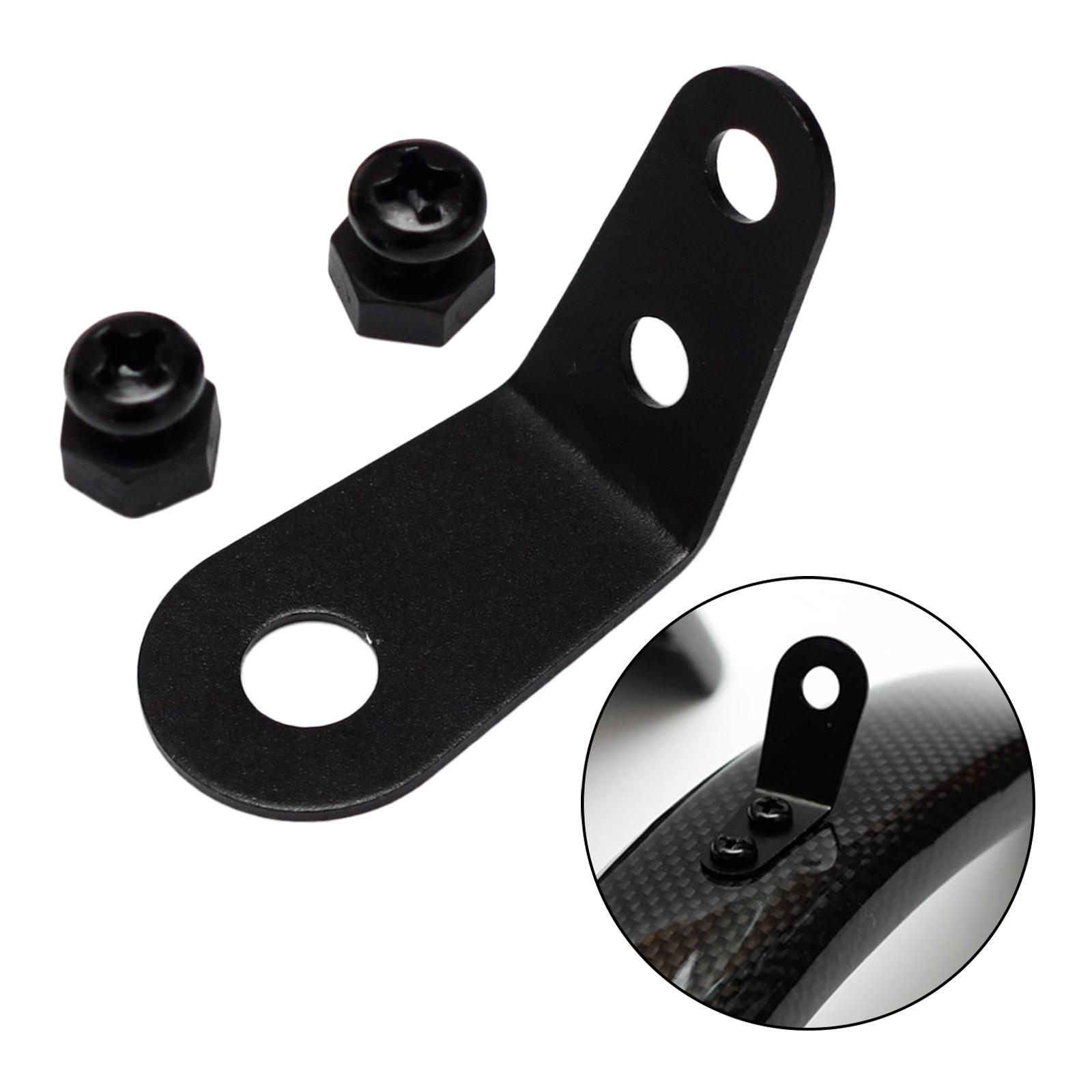 Складной Велосипед Крыло Грязезащита Сплав Алюминия Сложенный Велосипед Крючки с Винтами Гайки-Крепления Зажимы