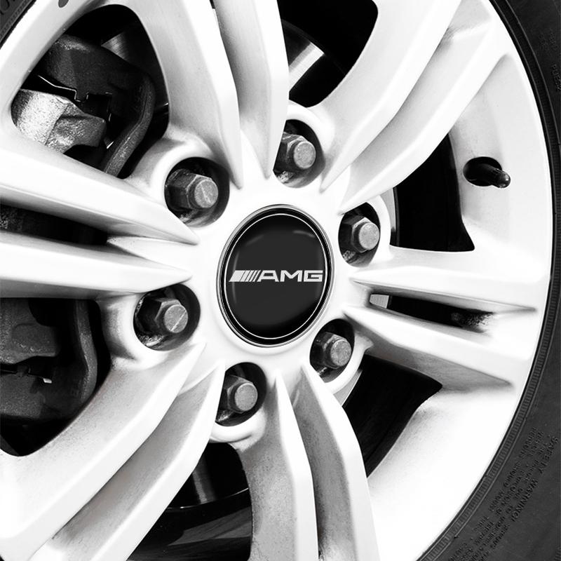 4ks 60MM Krytka středu kola auta Příslušenství pro Mercedes Benz AMG GLE GLS GLC CLA GLB ML W204 W206 W205 W212 W203