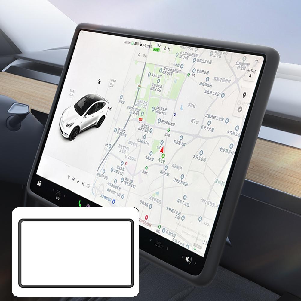 For Tesla Model Y/YL Juniper 2026 Screen Edge Protector Frame Protective Cover Center Console Decoration Interior Accessories