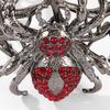 Personalized Daily Accessory Vintage Rhinestone Spider Bracelet, Gothic Punk Adjustable Stretch Bangle Creative Shape for Men Women, Mysterious
